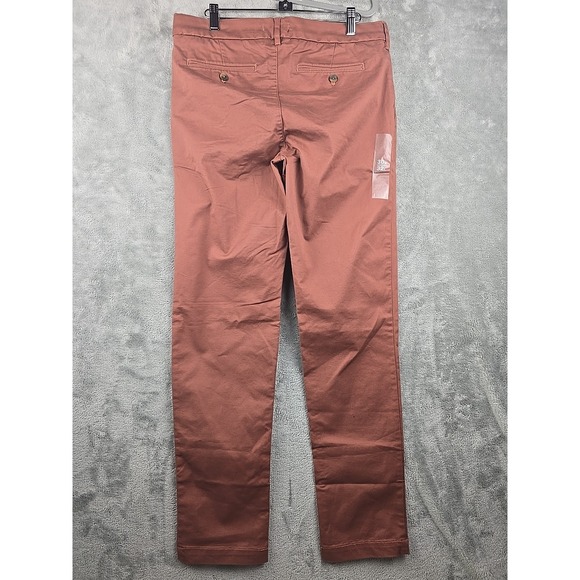 EXPRESS Skinny Hyper Stretch Chino Pants 32x30 Solid Khaki Casual NWT - Picture 2 of 9